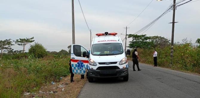 La ambulancia los asistió en el sitio.