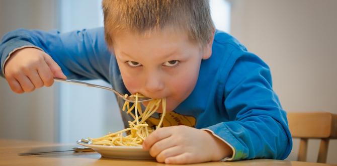 niño comiendo