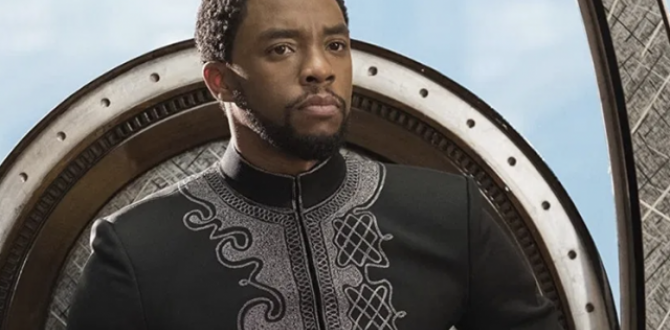 Chadwick Boseman, en su papel de Pantera Negra.