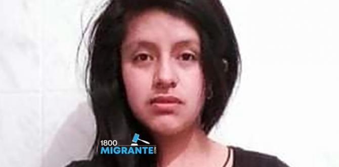 Chica reportada como desaparecida entre México y Estados Unidos.