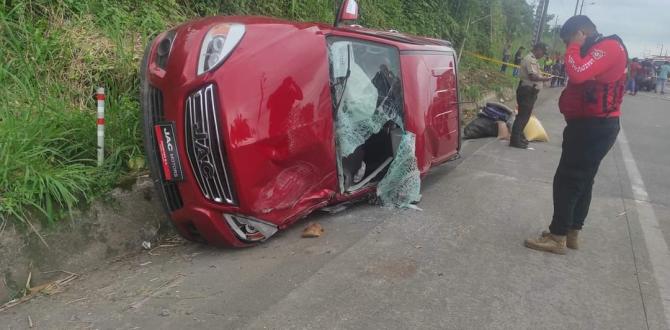 accidente múltiple en carretera de Esmeraldas