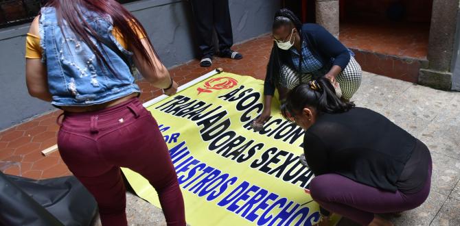 Trabajadoras sexuales - marcha - Quito