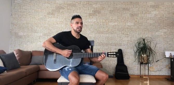 El volante argentino de Aucas le ‘hace’ al canto y la guitarra desde ‘pelado’.