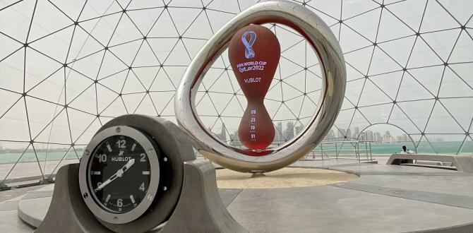 La foto en el reloj del Mundial es una obligación en Catar.