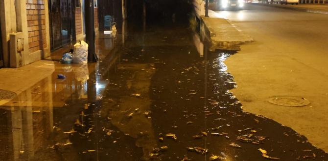 Urdesa reportó inundaciones por la subida de marea.