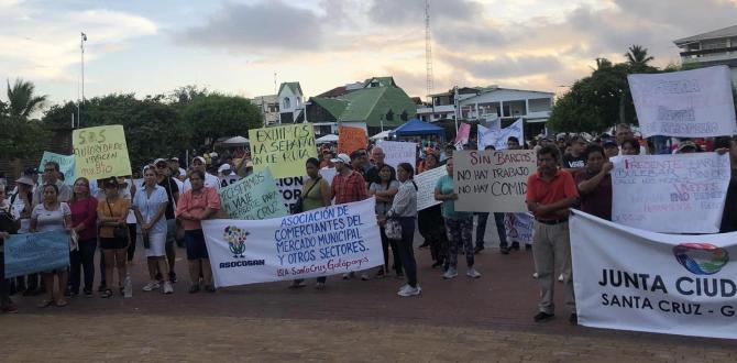 Galápagos protesta por gas