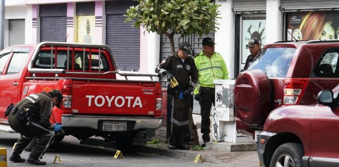 El hombre fue atacado en su vehículo.