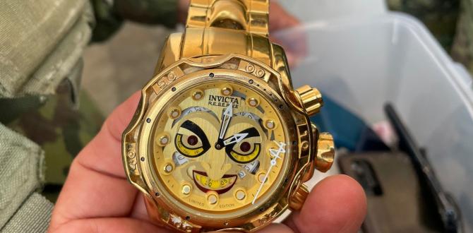 Este reloj con diseño alusivo al Joker está avaluado en al menos mil dólares.