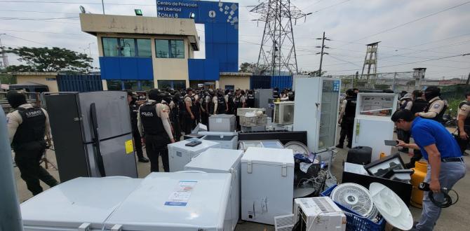 Había electrodomésticos en la Regional.