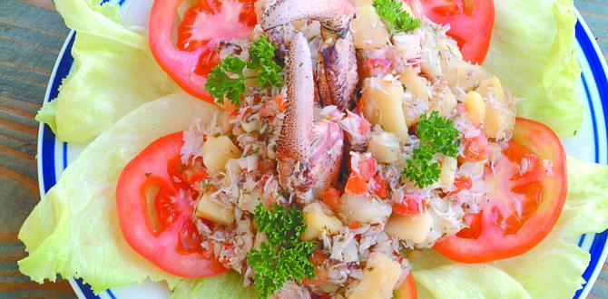 ensalada de cangrejo