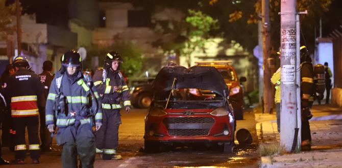 El primer atentado de un coche bomba en Quito ocurrió la noche del 30 de agosto de 2023.
