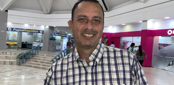 David Cantos, ciudadano de Guayaquil.