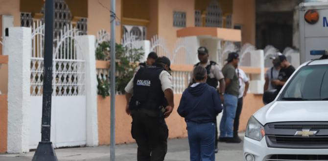 La Policía actuó en el sur de Guayaquil.