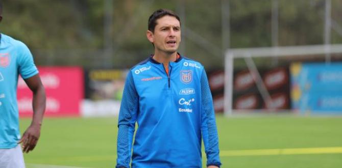 Miguel Bravo, entrenador de la selección de Ecuador sub 23.
