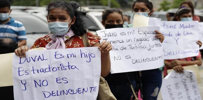 protestas en El Salvador