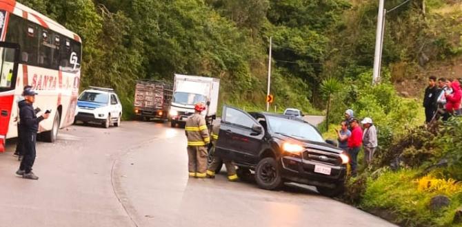 Otro accidente hubo en las vías de Ecuador.