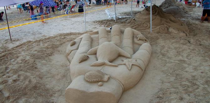 Las esculturas de arena que se efectuaron en Salinas llamaron la atención.