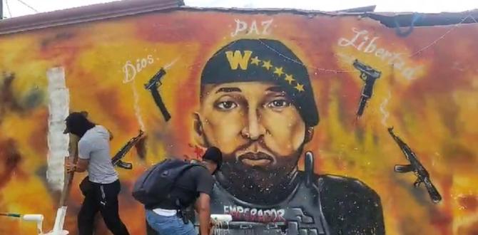 En Socio Vivenda, noroeste de Guayaquil, un bastión de Los Tiguerones, había murales en honor al Comandante Willy.