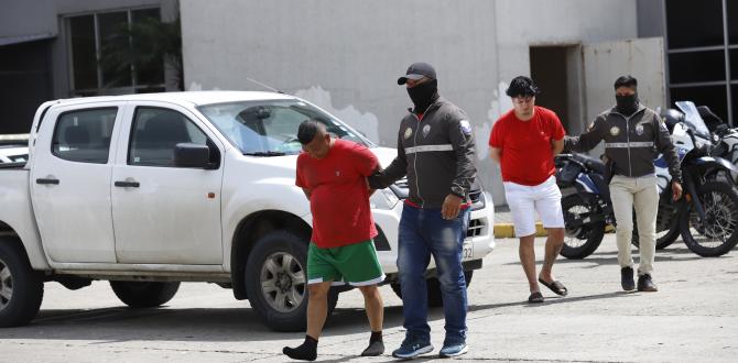 Detenidos por sicariato en Pío Montúfar y Huancavilca