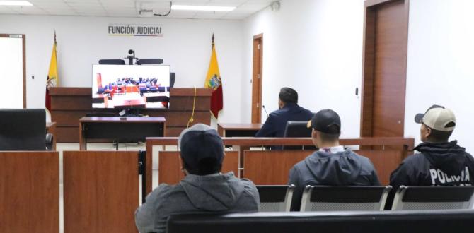 La audiencia en contra de Francisco Barreiro se llevó a cabo en el Complejo Judicial Norte, de Quito.