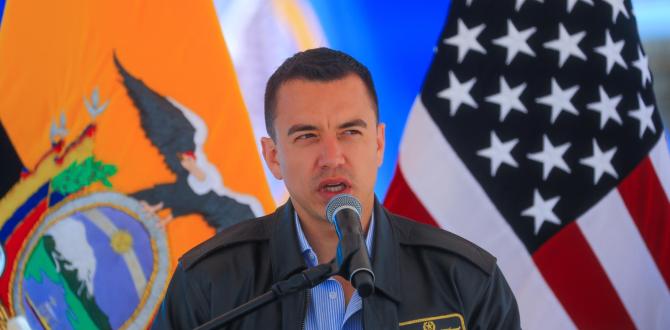 Daniel Noboa, presidente de Ecuador.
