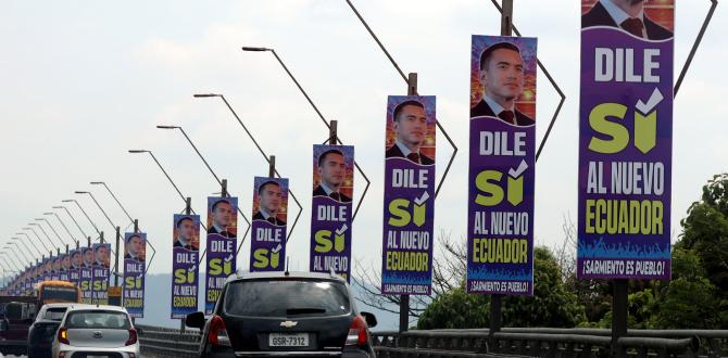 La publicidad estaba en casi todo el puente.