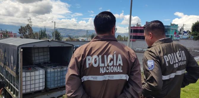 Inteligencia de la Policía Judicial ubicó el sitio donde robaban combustible en el norte de Ambato.