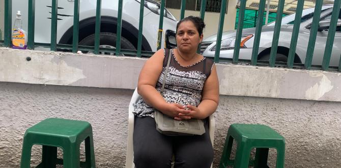 Gladys Moreno, dueña de la carreta destruida por el decomiso de agentes municipales.