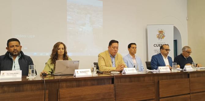 El sorteo público de oferentes contó con la presencia del alcalde de Cuenca, Cristian Zamora, quién explicó detalles de la obra.