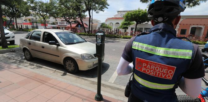 Los espacios de la avenida Víctor Emilio Estrada están regulados por los parquímetros.