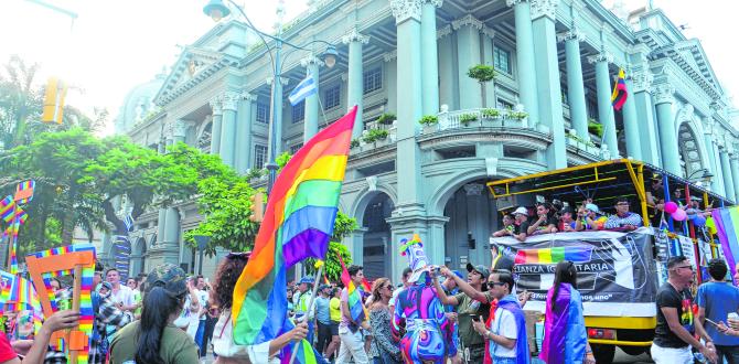 Marcha del Orgullo en Guayaquil, en 2023.