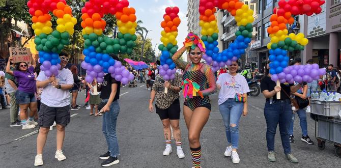 El Orgullo marcha en Guayaquil porque la libertad es un derecho.
