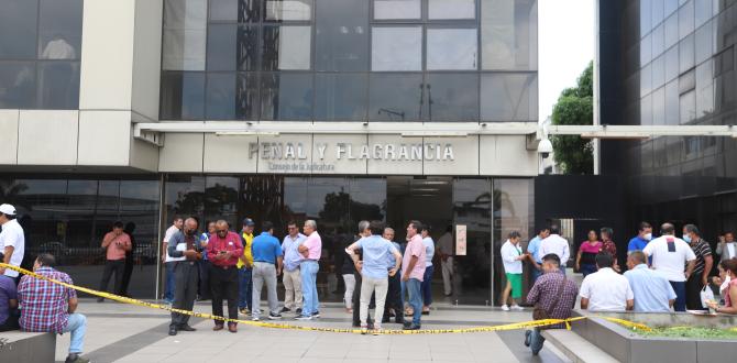 La audiencia en contra del sospechoso se realizó en la Unidad Judicial Valdivia, del sur de Guayaquil.