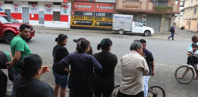 Los moradores del sector estaban conmocionados por el hecho violento.