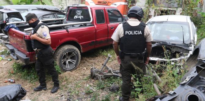 Los carros fueron encontrados en una zona de difícil acceso.