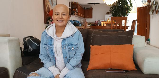 Viviana Ávila, paciente con cáncer