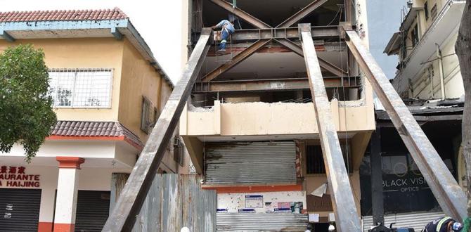 Culminó ajuste del edificio fantasía