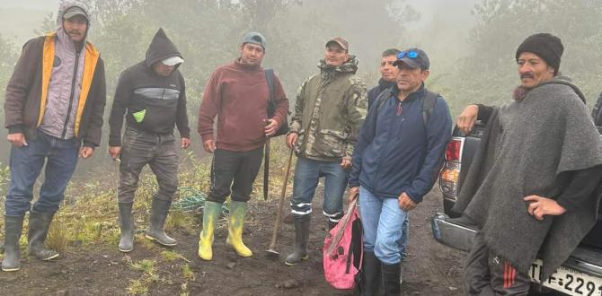 Familiares y amigos empiezan con la búsqueda de los jóvenes desaparecidos.