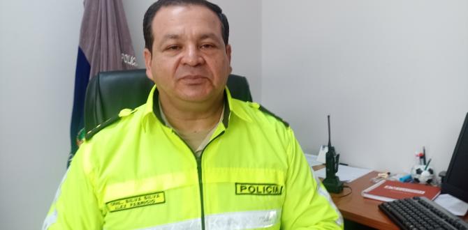 coronel Fabricio Silva, jefe de la Subzona de Policía en Tungurahua