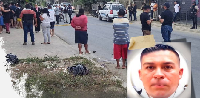 policía asesinado en Huaquillas