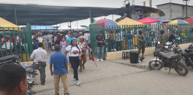 La gente acudió con gusto al evento en Santa Lucía.