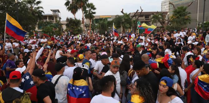 Venezolanos esperan resultados de las elecciones de este 28 de julio.