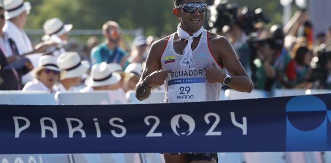 Daniel Pintado se consagró como campeón olímpico de los 20 km marcha en Juegos Olímpicos de París 2024.