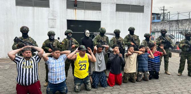 Los detenidos fueron puestos a órdenes de la justicia.