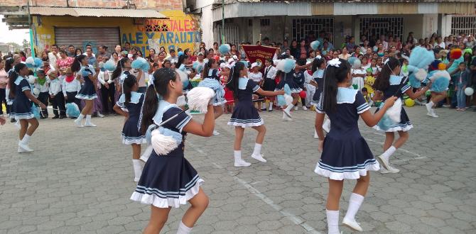 Hubo un desfile por el festejo de la parroquia.