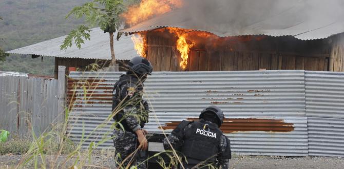 La Policía intervino zonas de Nueva Prosperina.