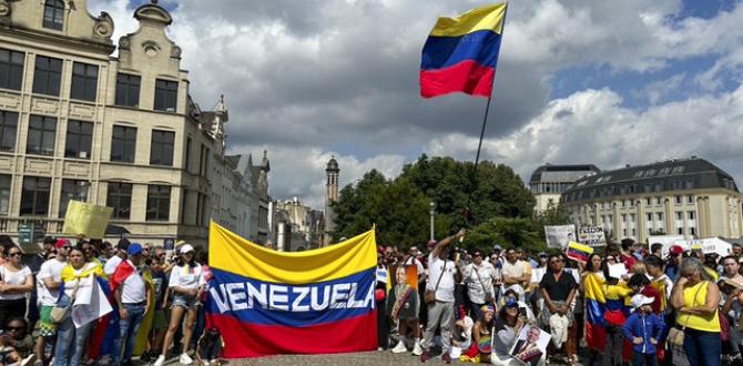 Este sábado miles de opositores salen a las calles de Venezuela y otras ciudades alrededor del mundo, como es el caso de Bruselas, para exigir que se conozca "la verdad" de las elecciones presidenciales del pasado 28 de julio.