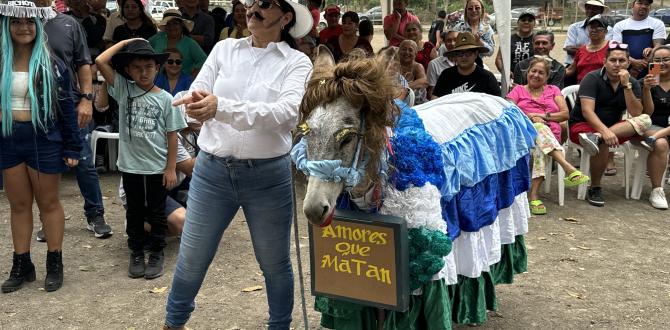 La burrita Amores que Matan fue una de las más aplaudidas por el público.