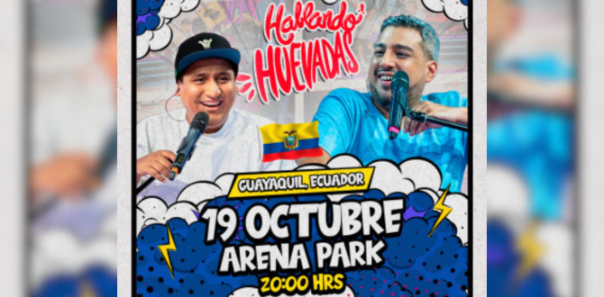 Hablando Huevadas en Guayaquil, el 19 de octubre de 2024.