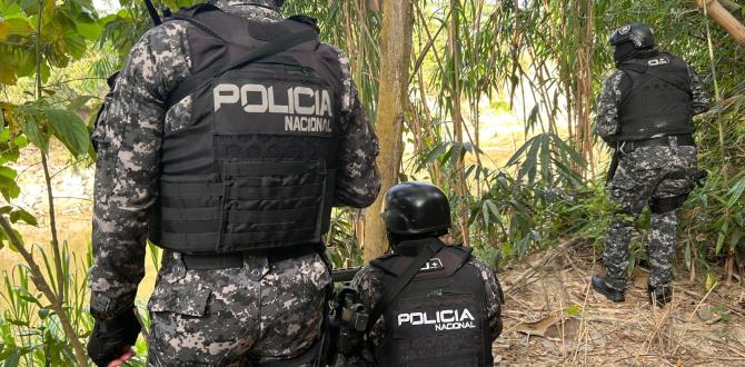 La Policía intervino en Puerto Limón.